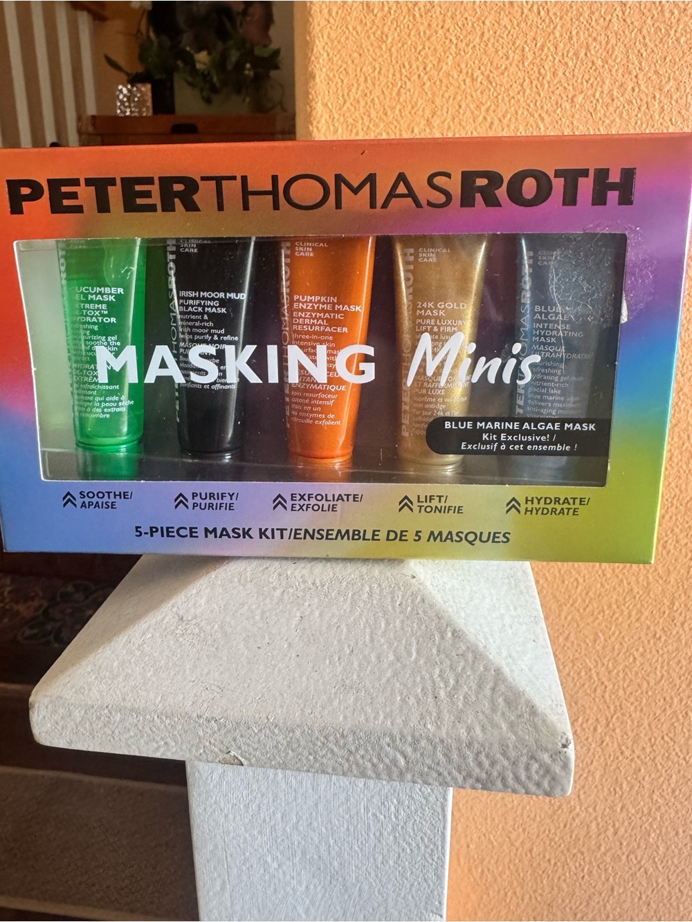 Peter Thomas Roth Masking Minis 5-Piece Kit - Green, Black, Orange, Gold, Blue
